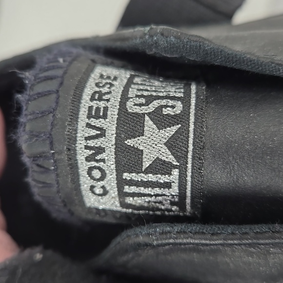 Convers Chuck Taylor All Star Punk Strap Slip On Low Top Women's Black Size 5 - Picture 9 of 9